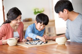 父子学围棋